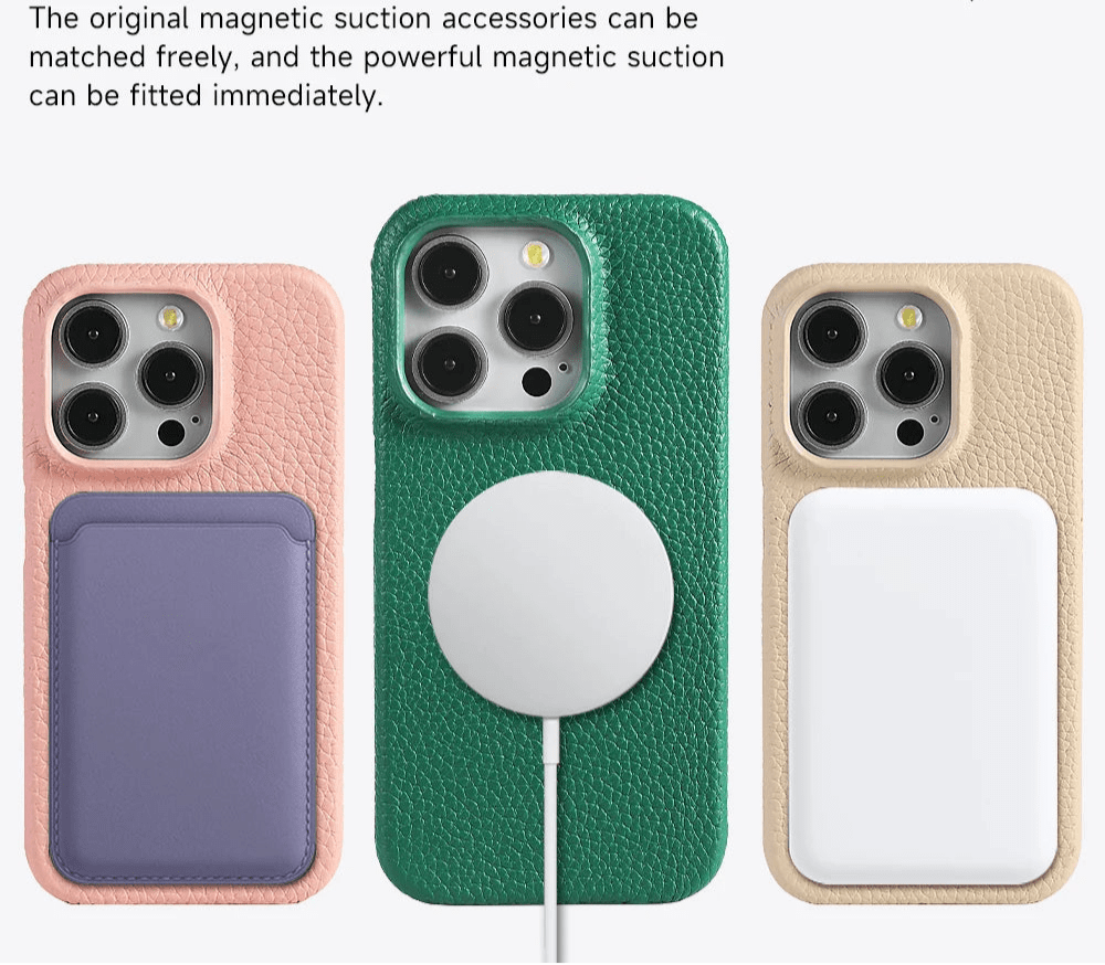 Leather Phone Case for Iphone 15 or 16 - Jali - #product_type