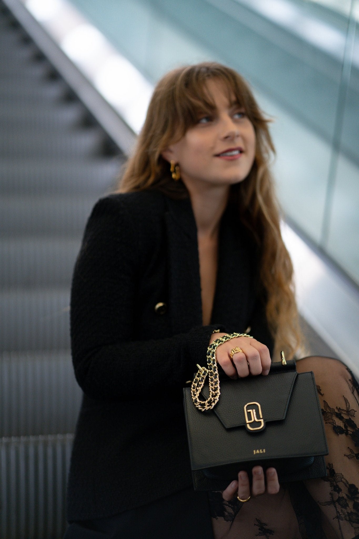 Cleopatra-Bag-black-Jali-australia-crossbody-Saddle-bags-Marketing-Manager-formal-events