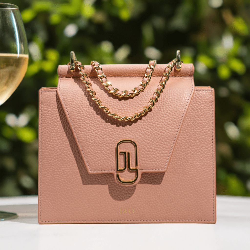 Cleopatra bag - Nude Pink - Jali-australia - crossbody - Saddle - front