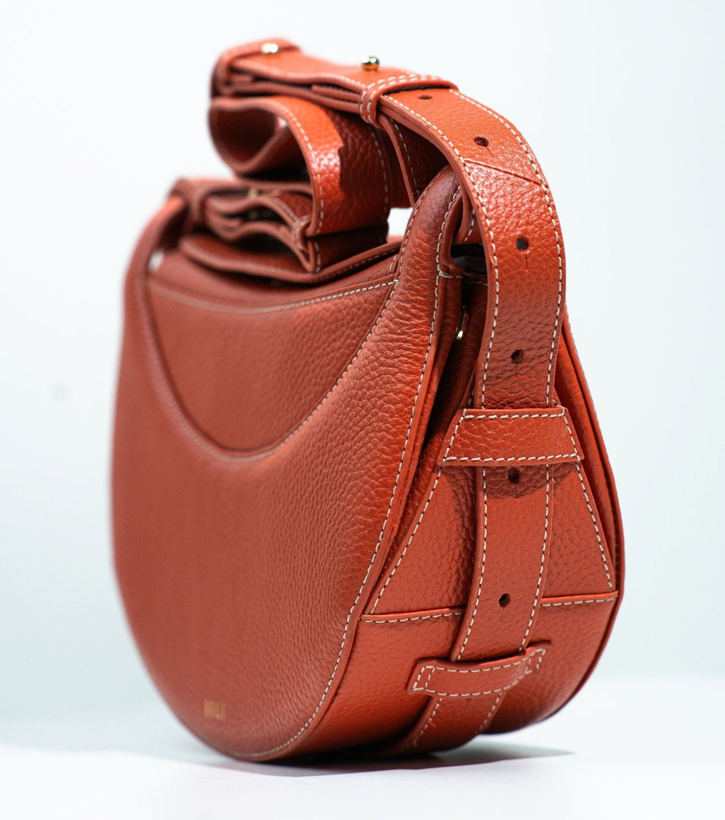 La Frida bag - Orange - Jali - Australia - hobo bags – leather – goods - size - medium - craft