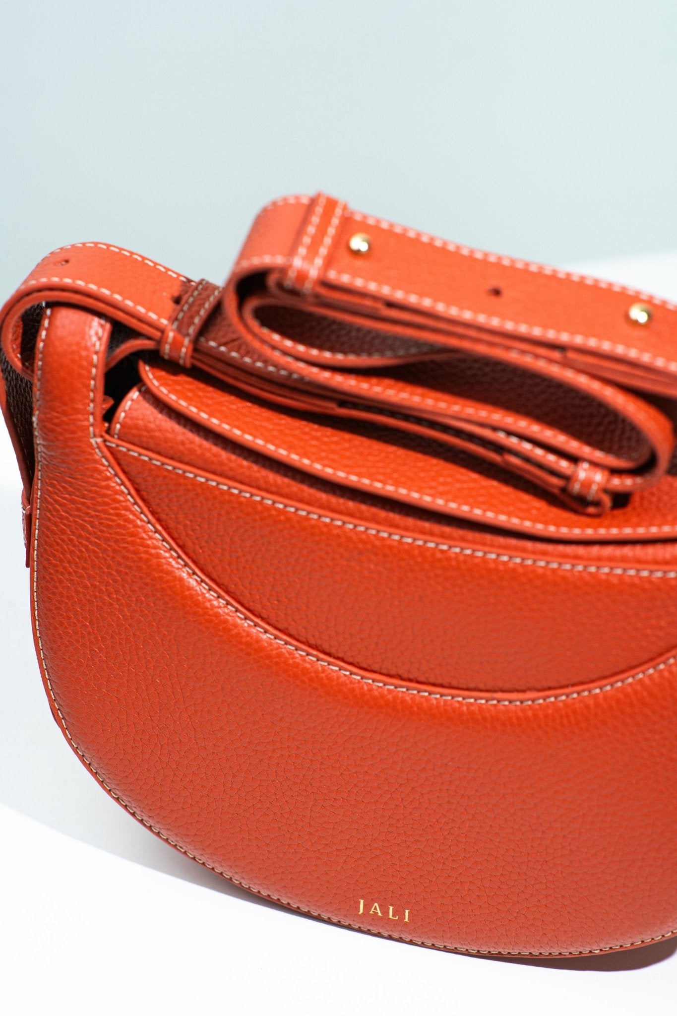 La Frida bag - Orange - Jali - Australia - hobo bags – leather – goods - size - medium