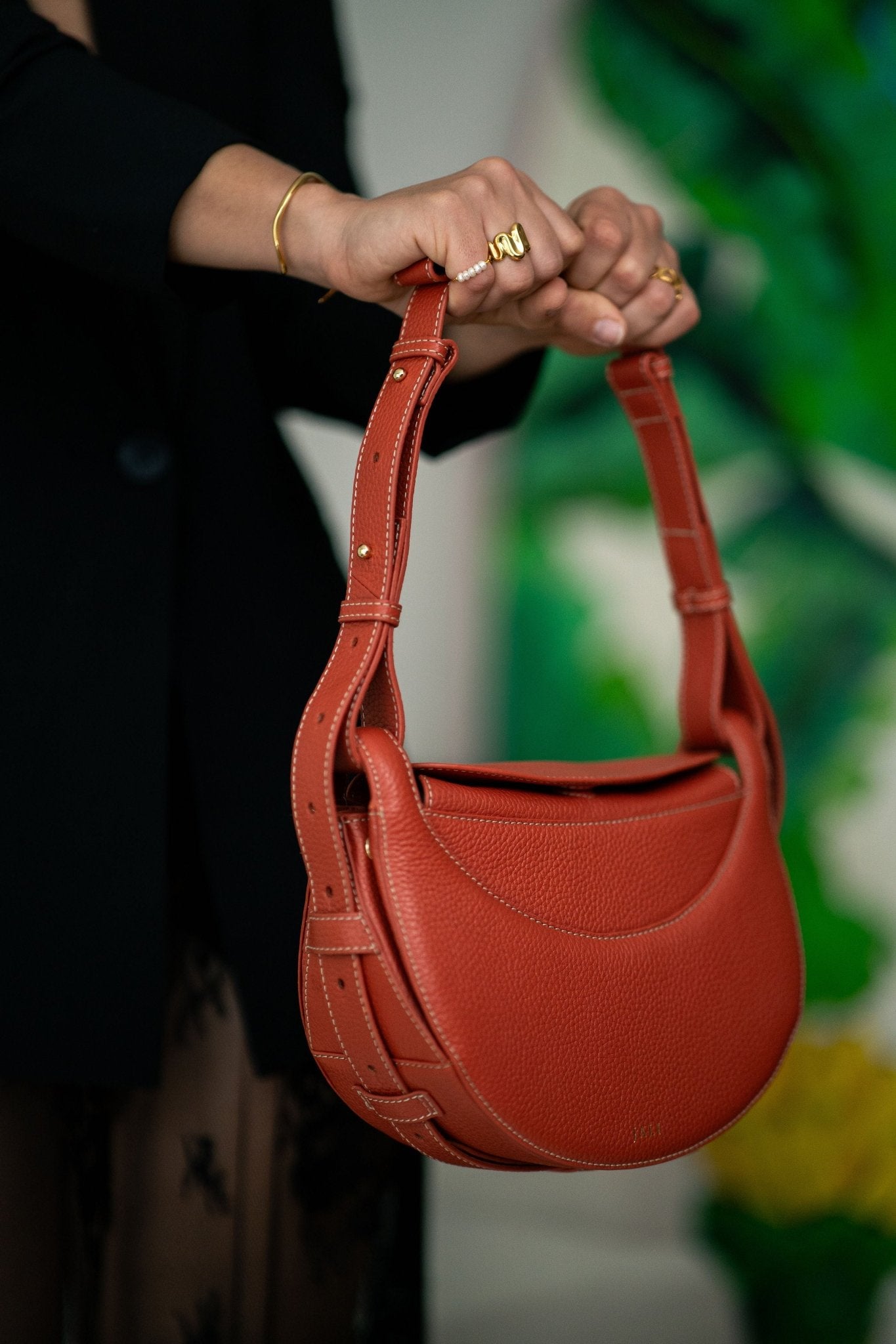 La Frida bag - Orange - Jali - Australia - hobo bags – leather – goods - size - medium - gift