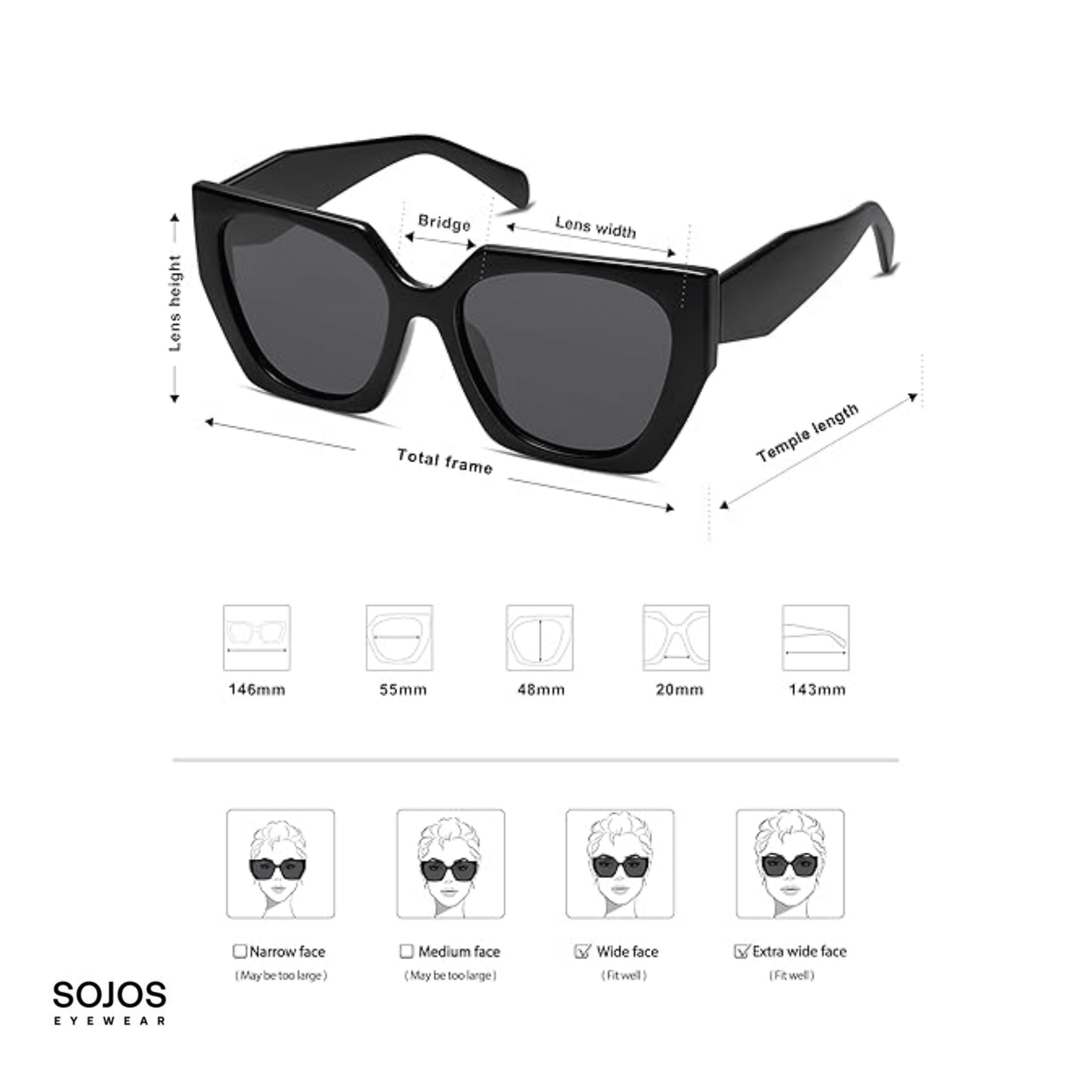 Cat Eye Oversized - JALI - product_type