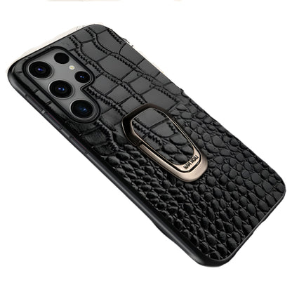 Leather phone case Samsung - Ring with Snake texture - Jali - #product_type