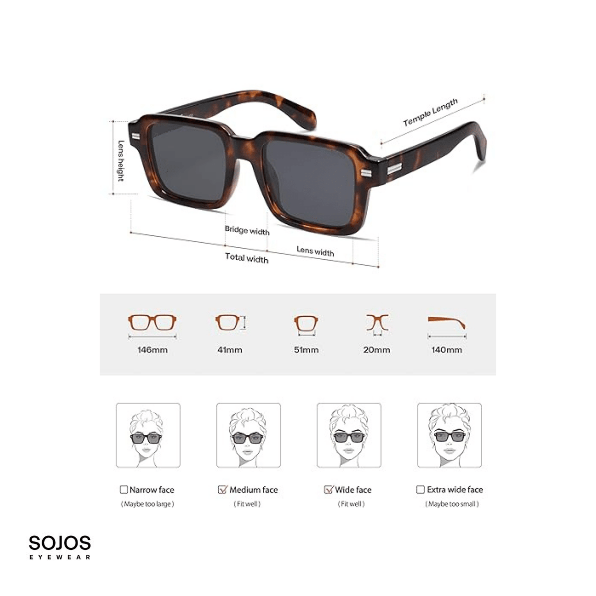 Men's Sunnies - Rt Square - JALI - product_type