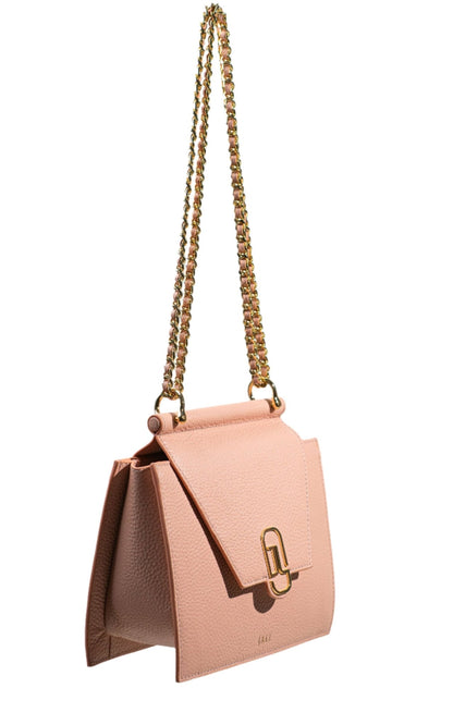 Cleopatra bag - Nude Pink - Jali-australia - crossbody - Saddle - front - chain-strap