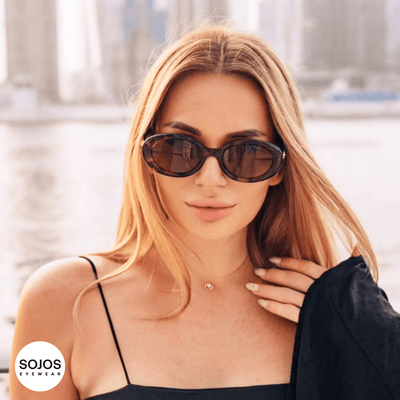 Retro Oval Sunglasses - UV400 Protection Eyewear - JALI - #product_type