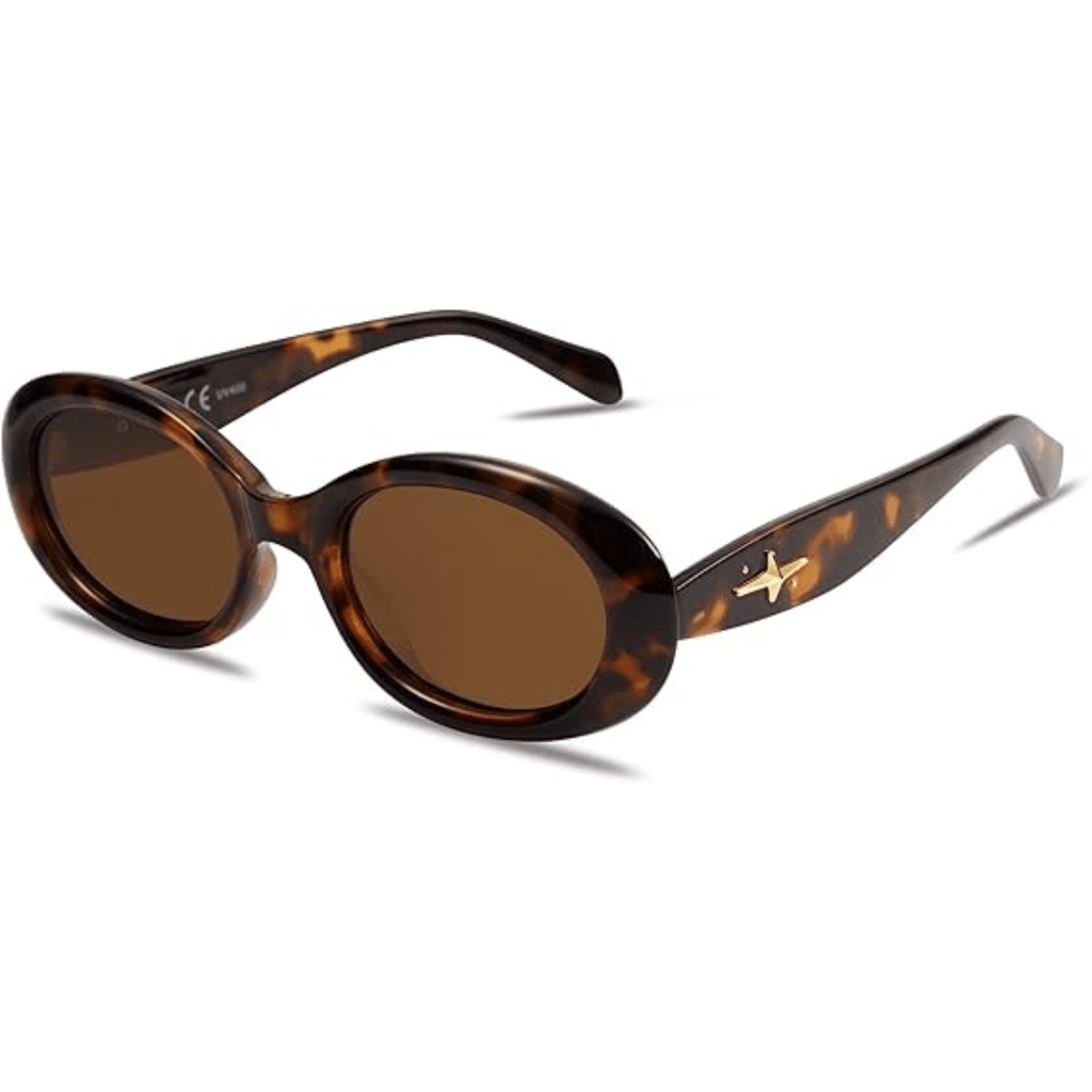 Retro Oval Sunglasses - UV400 Protection Eyewear - JALI - #product_type