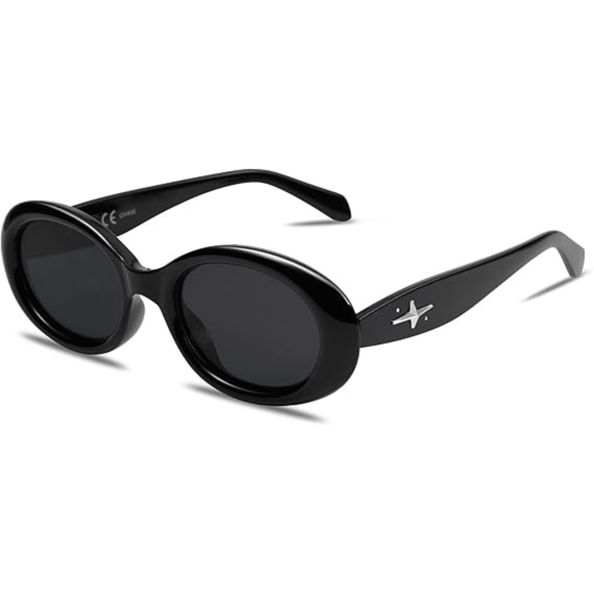 Retro Oval Sunglasses - UV400 Protection Eyewear - JALI - #product_type