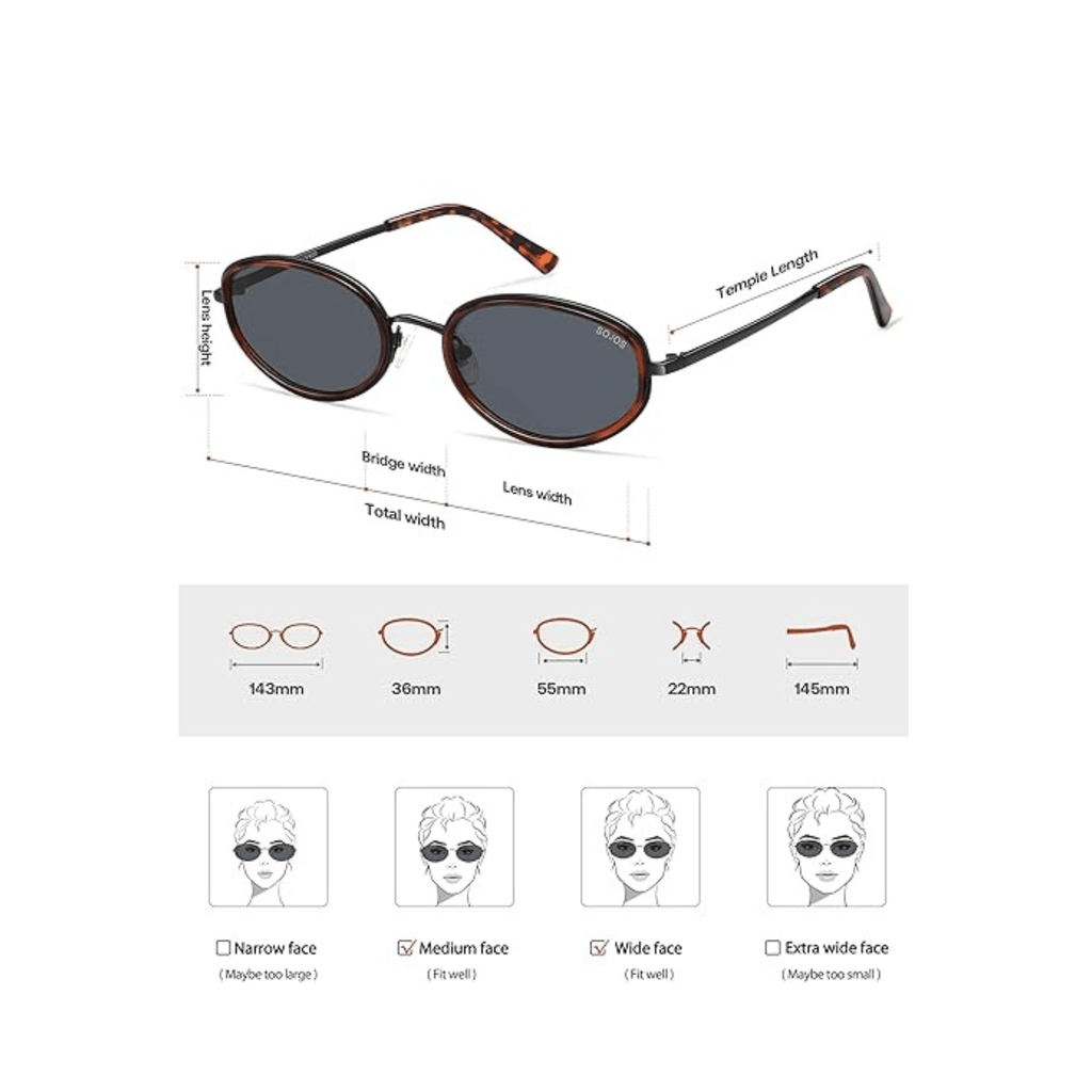 Vintage Oval SOJOS sunnies - JALI - product_type